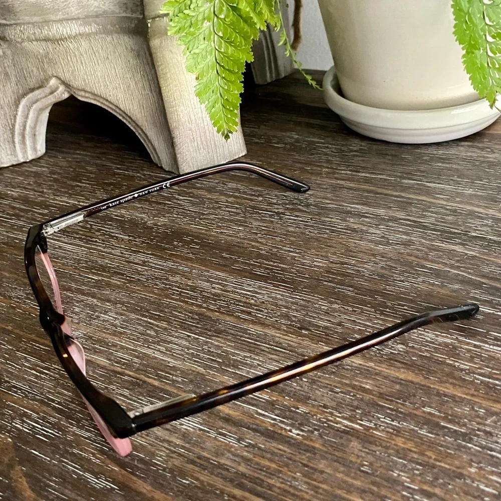 Kate Spade Womens Jodie TP25 Reading Glasses Tortoise Pink +1.0 15 60 140 & Case